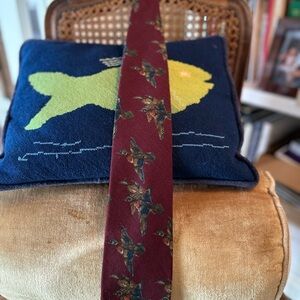 Vintage Land’s End Tie with Duck Pattern